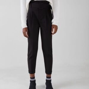 Bershka Black High-Waisted Pants